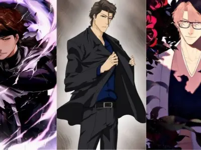 Aizen Sosuke hiện lên lạnh lùng và toát ra khí chất ác nhân