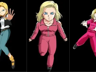 Android 18 xuất hiện nổi bật với khí chất lạnh và quyến rũ