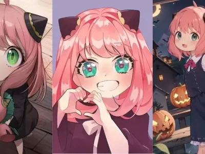Anime Anya hiện lên sinh động trong từng khung ảnh đẹp