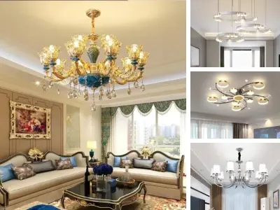 Đèn trần phòng khách hiện đại nâng tầm không gian