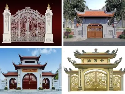 Mẫu cổng nhà đa phong cách - Ấn tượng và thể hiện cá tính