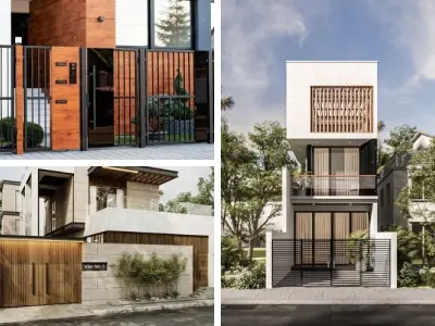 Mẫu cổng rào biệt thự - Nâng tầm đẳng cấp và an ninh
