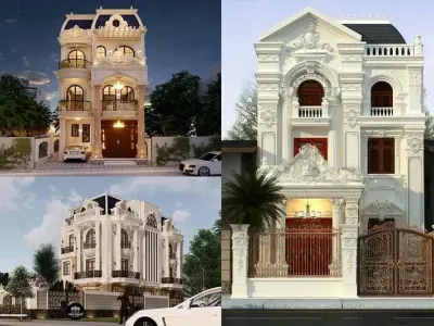 Thiết kế mẫu nhà biệt thự 3 tầng hiện đại tinh tế đẹp