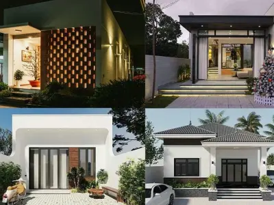 Mẫu nhà đẹp 300 triệu - Giải pháp xây tổ ấm tiết kiệm, tiện nghi