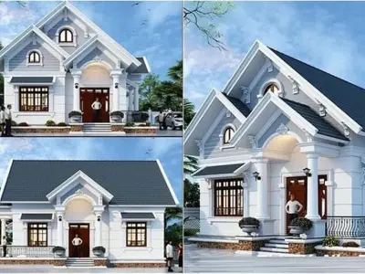 Mẫu nhà mái thái cấp 4 - Vẻ đẹp sang trọng cho gia đình
