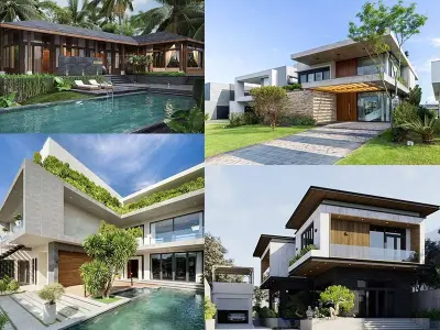 Xu hướng mẫu nhà villa cao cấp được yêu thích 2025