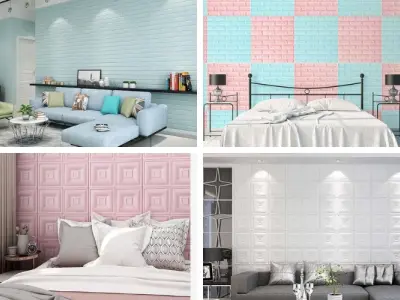 99+ mẫu xốp dán tường đẹp giúp làm mới không gian sống