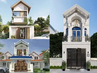 Nhà ống mái thái - Đẹp hiện đại và sang trọng, tiện nghi