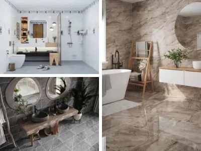 Những mẫu gạch ốp tường nhà tắm phù hợp mọi phong cách