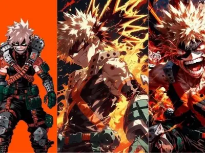 Bakugo hiện lên sắc sảo và nổi loạn trong từng khung hình