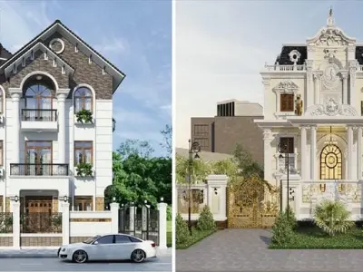 Những mẫu nhà tân cổ điển sang trọng - Vẻ đẹp vượt thời gian
