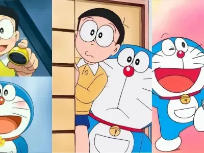 Doraemon và Nobita trong những khoảnh khắc thân thiết