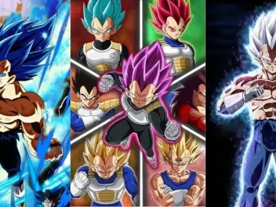 Bộ ảnh Dragon Ball Vegeta khiến người xem không rời mắt