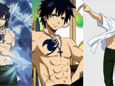 Gray Fullbuster xuất hiện đầy mạnh mẽ trong nền tuyết trắng