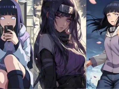Bộ ảnh Hinata Hyuga phản ánh sự trưởng thành và tự tin