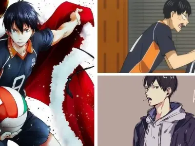 Hình ảnh Kageyama nổi bật với thần thái nghiêm túc rõ nét