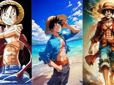 Luffy được thể hiện trọn vẹn qua từng góc chụp mạnh mẽ
