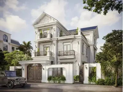 Mẫu nhà mái thái 3 tầng - Sang trọng với tiện nghi vượt trội
