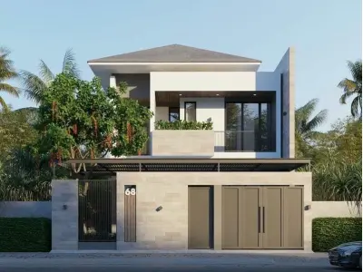 Mẫu nhà phố 2 tầng đẹp - Nâng tầm cuộc sống hiện đại