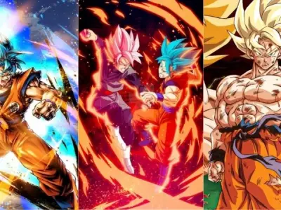 Son Goku được thể hiện cuốn hút với phong cách siêu saiyan
