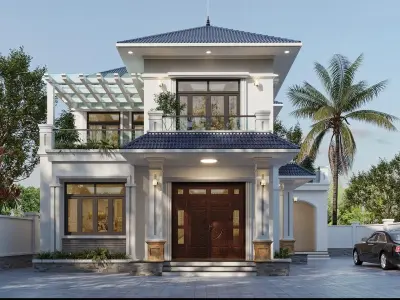 Mái nhật 2 tầng - Vẻ đẹp sang trọng, hiện đại cho ngôi nhà