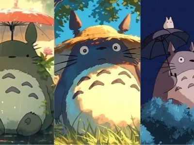Totoro được tái hiện sinh động qua góc ảnh đầy cảm xúc