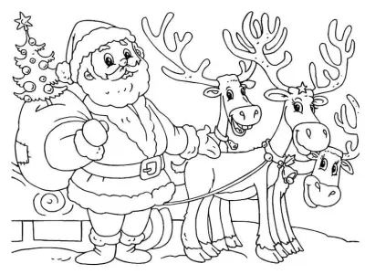 Tranh noel tô màu phát triển tư duy, khơi gợi sáng tạo