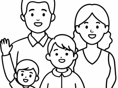 Thế giới tranh tô màu gia đình cho bé phát triển toàn diện