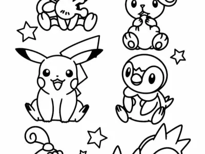Khám phá bộ sưu tập tranh tô màu Pikachu siêu đáng yêu