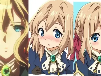 Violet Evergarden hiện lên đẹp mong manh trong khung ảnh