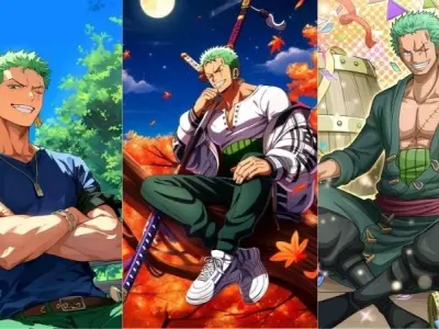 Zoro hiện lên sống động với ánh mắt quyết đoán cuốn hút