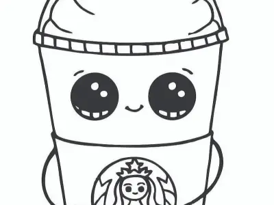 Tải ngay bộ tranh tô màu trà sữa cute dành cho bé yêu