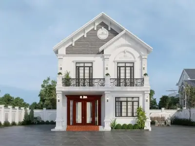 Các mẫu nhà 2 tầng đẹp phù hợp cho gia đình Việt hiện nay