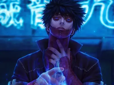 Bộ sưu tập ảnh Dabi ngầu lòi khiến fan My Hero Academia mê