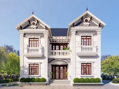 Mẫu nhà chữ U tối ưu không gian sống, tiện nghi đầy đủ