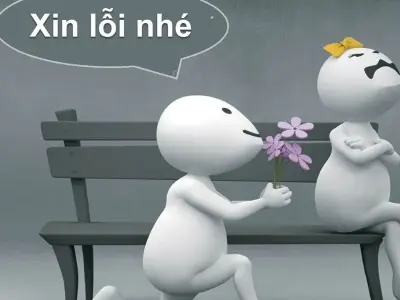 Ảnh meme xin lỗi cực dễ thương khiến ai cũng phải cười