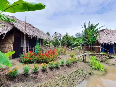 Khám phá nhà lá miền Tây mang đậm bản sắc dân gian