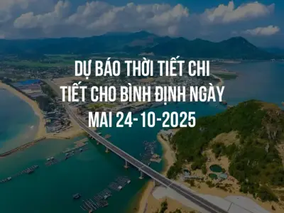 Dự báo thời tiết chi tiết cho Bình Định ngày mai 24-10-2025