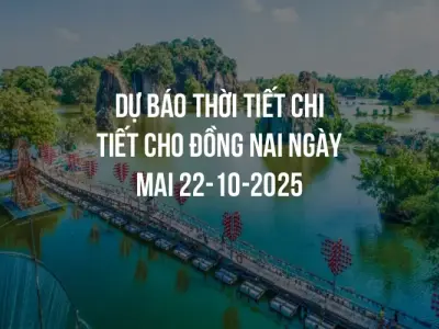 Dự báo thời tiết chi tiết cho Đồng Nai ngày mai 22-10-2025