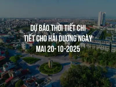 Dự báo thời tiết chi tiết cho Hải Dương ngày mai 20-10-2025