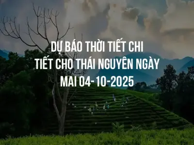Dự báo thời tiết chi tiết cho Thái Nguyên ngày mai 04-10-2025