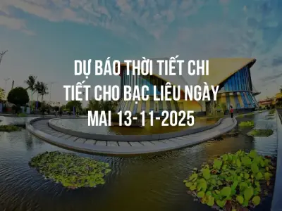 Dự báo thời tiết chi tiết cho Bạc Liêu ngày mai 13-11-2025