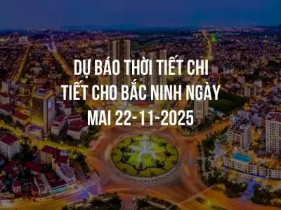 Dự báo thời tiết chi tiết cho Bắc Ninh ngày mai 22-11-2025