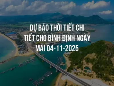 Dự báo thời tiết chi tiết cho Bình Định ngày mai 04-11-2025
