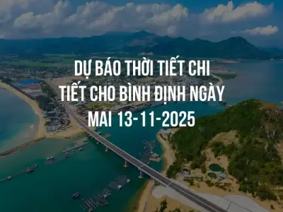 Dự báo thời tiết chi tiết cho Bình Định ngày mai 13-11-2025