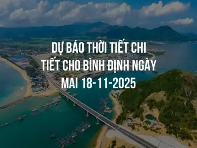 Dự báo thời tiết chi tiết cho Bình Định ngày mai 18-11-2025
