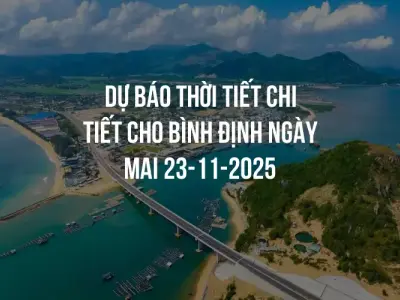 Dự báo thời tiết chi tiết cho Bình Định ngày mai 23-11-2025