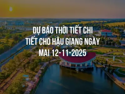 Dự báo thời tiết chi tiết cho Hậu Giang ngày mai 12-11-2025