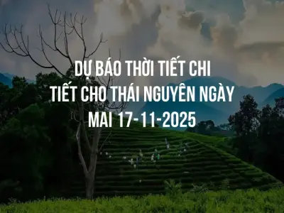 Dự báo thời tiết chi tiết cho Thái Nguyên ngày mai 17-11-2025