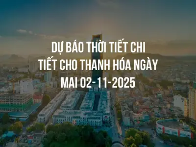 Dự báo thời tiết chi tiết cho Thanh Hóa ngày mai 02-11-2025